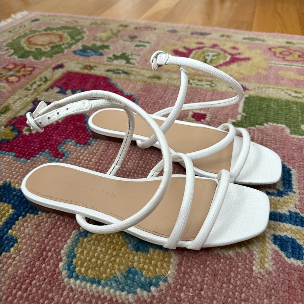 Veronica Beard Maci Leather Sandle - Picture 3 of 5